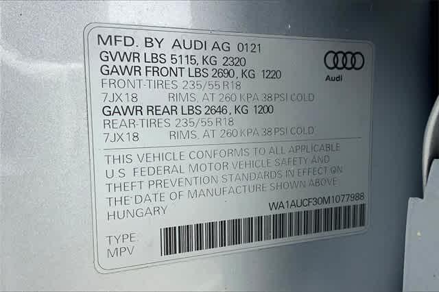 used 2021 Audi Q3 car, priced at $27,796