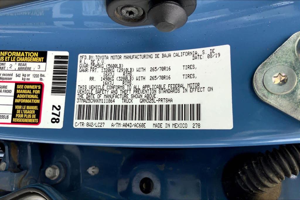 used 2019 Toyota Tacoma car, priced at $31,472