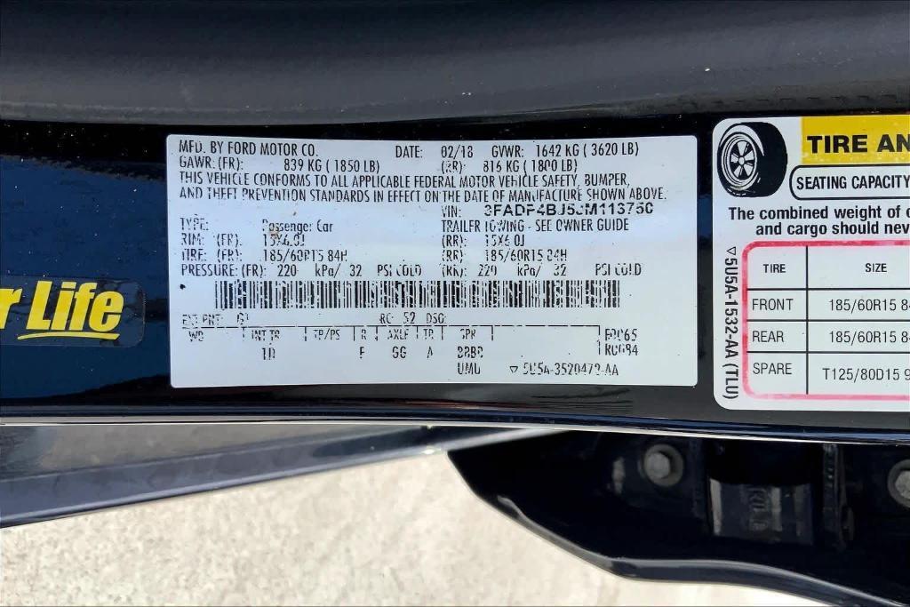 used 2018 Ford Fiesta car, priced at $9,983