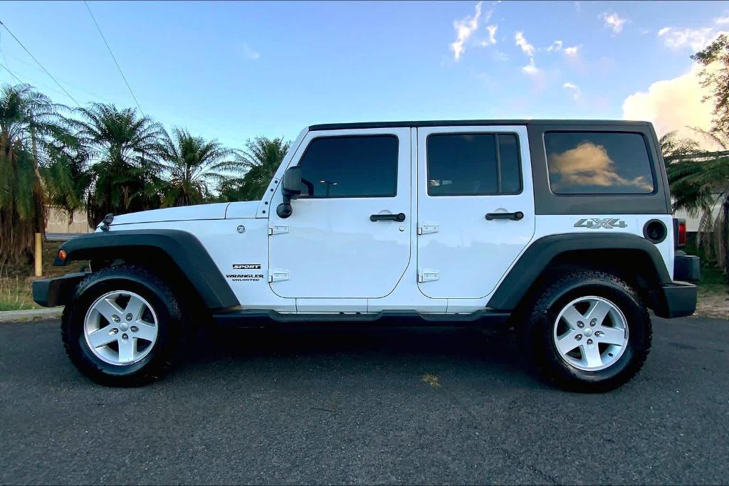 used 2017 Jeep Wrangler Unlimited car, priced at $18,255