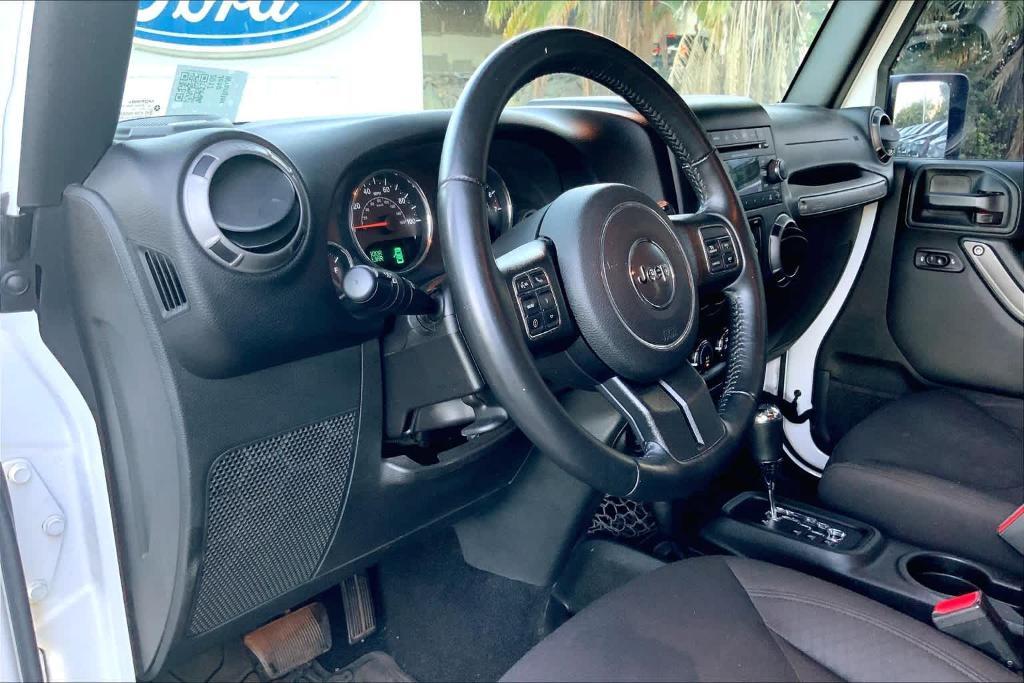 used 2017 Jeep Wrangler Unlimited car, priced at $18,255