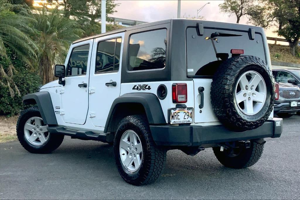 used 2017 Jeep Wrangler Unlimited car, priced at $18,255