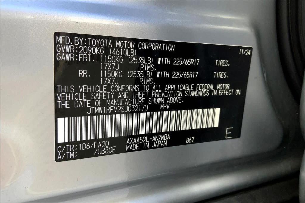 used 2025 Toyota RAV4 car, priced at $31,430