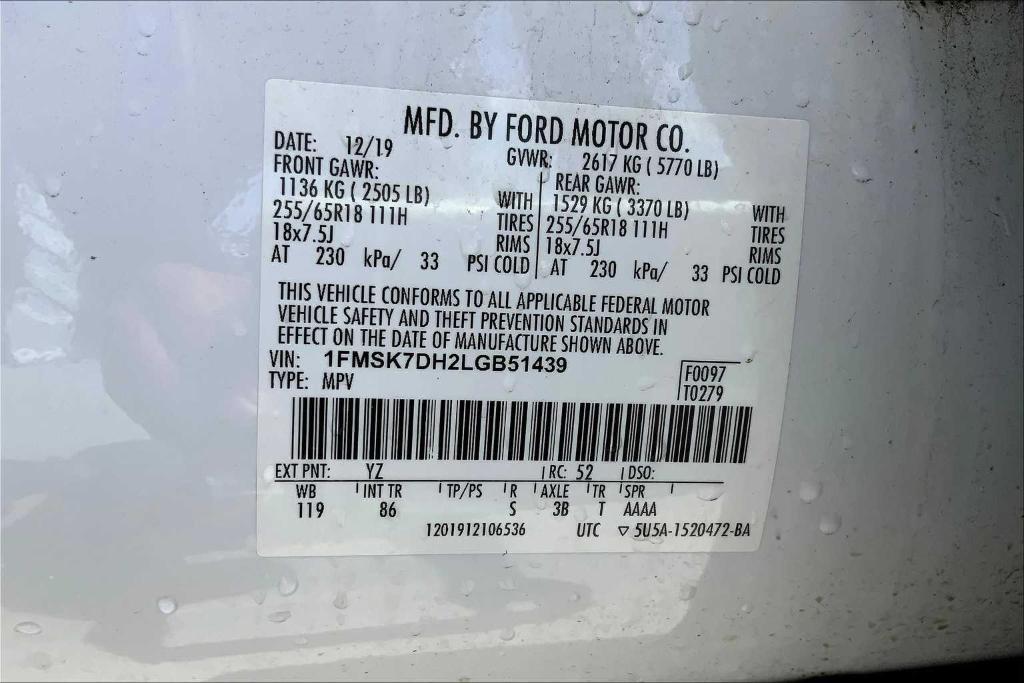 used 2020 Ford Explorer car, priced at $22,694