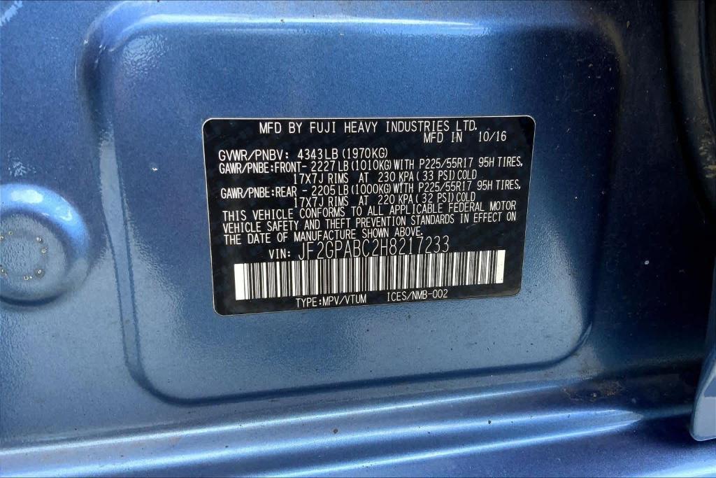 used 2017 Subaru Crosstrek car, priced at $12,572