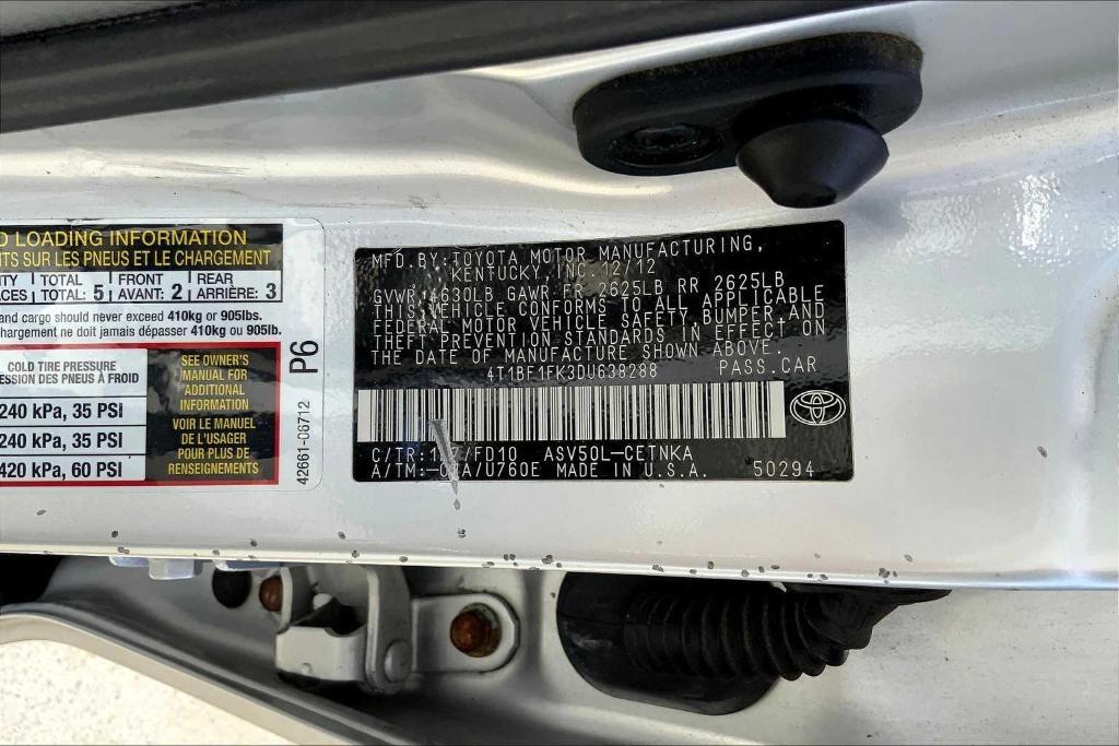 used 2013 Toyota Camry car