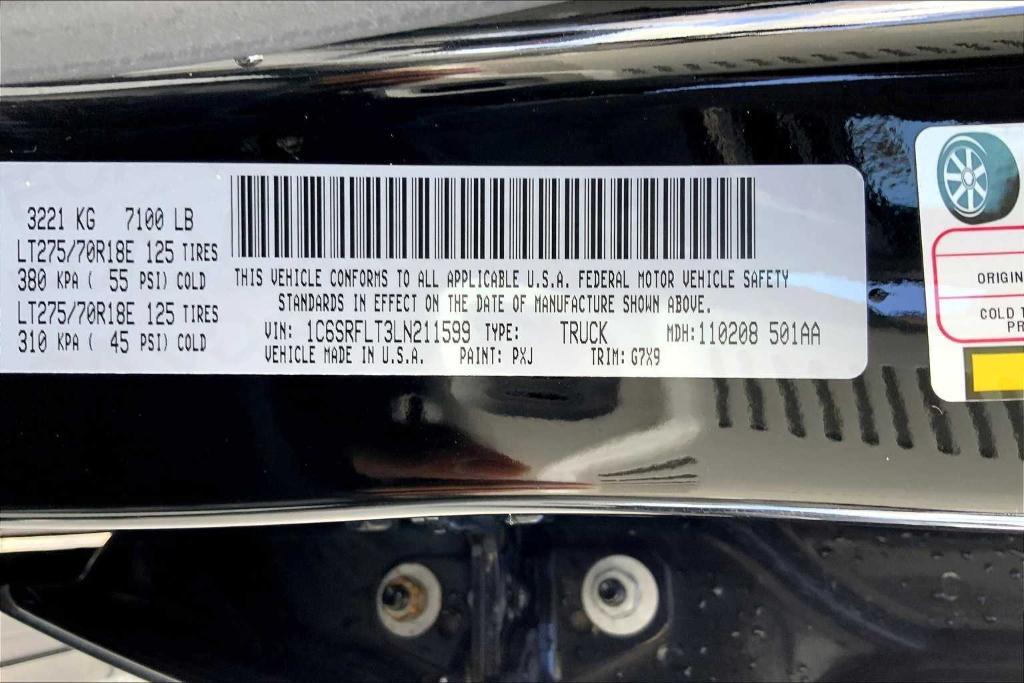used 2020 Ram 1500 car, priced at $39,551