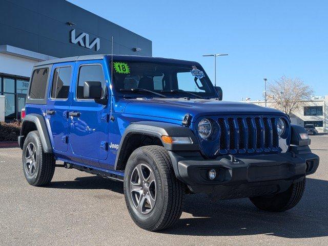 used 2018 Jeep Wrangler Unlimited car, priced at $22,794