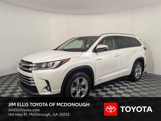 used 2017 Toyota Highlander Hybrid car, priced at $27,500