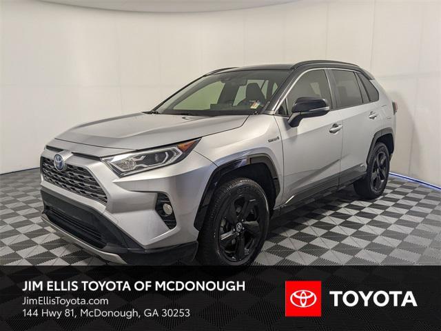 used 2020 Toyota RAV4 Hybrid car, priced at $27,700