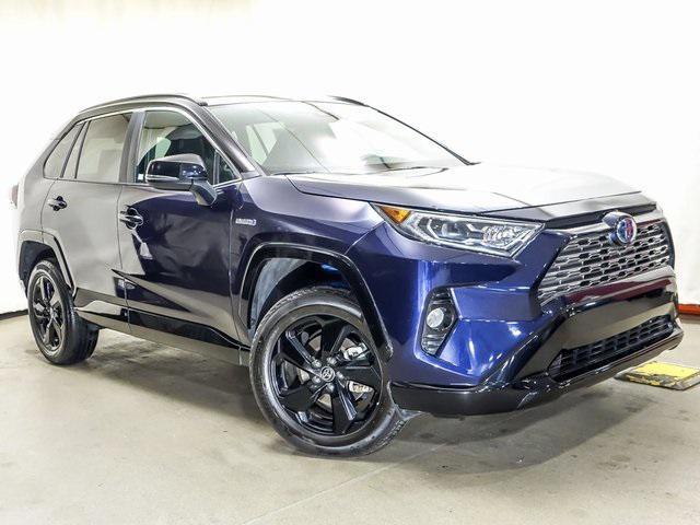 used 2021 Toyota RAV4 Hybrid car, priced at $35,473