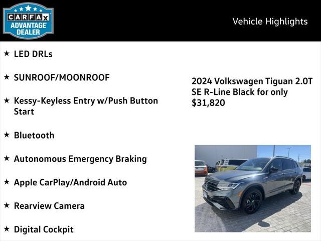 used 2024 Volkswagen Tiguan car, priced at $31,820