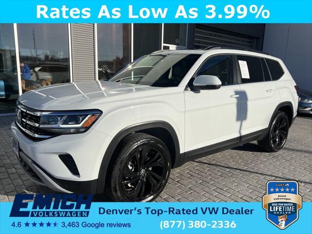 used 2022 Volkswagen Atlas car, priced at $29,616