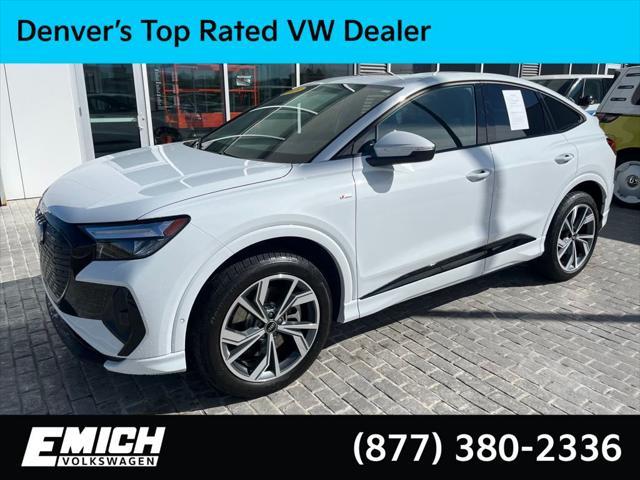 used 2023 Audi Q4 e-tron car, priced at $34,919