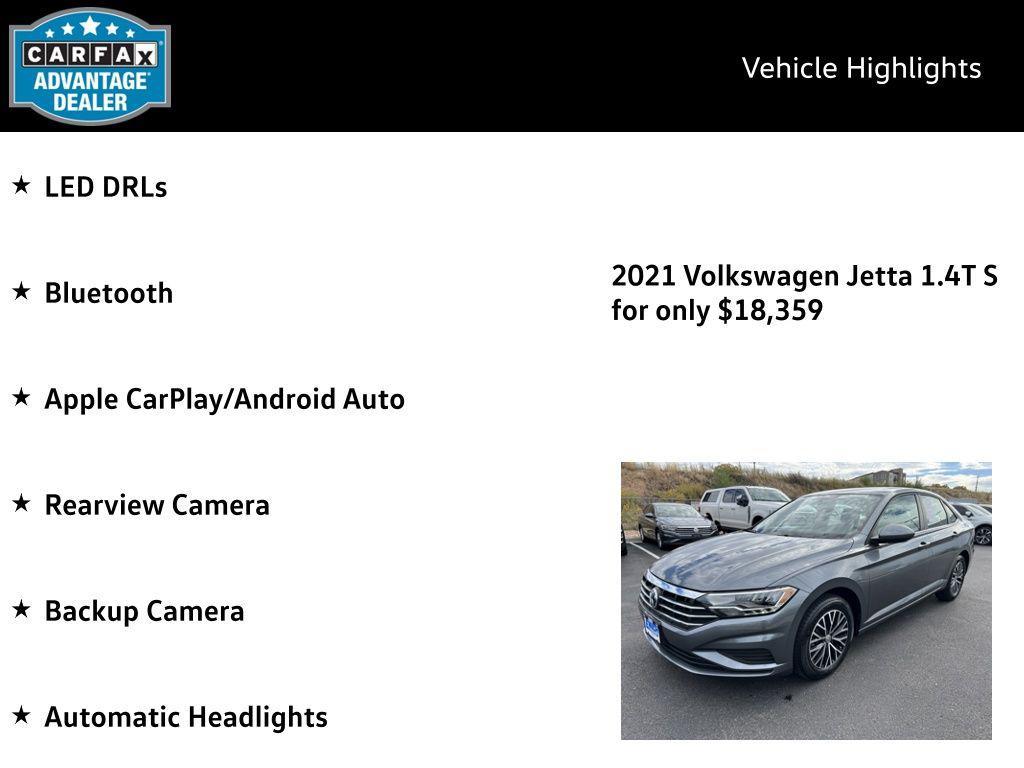 used 2021 Volkswagen Jetta car, priced at $18,359