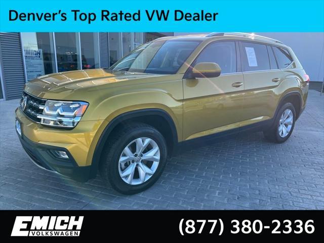used 2018 Volkswagen Atlas car, priced at $17,976