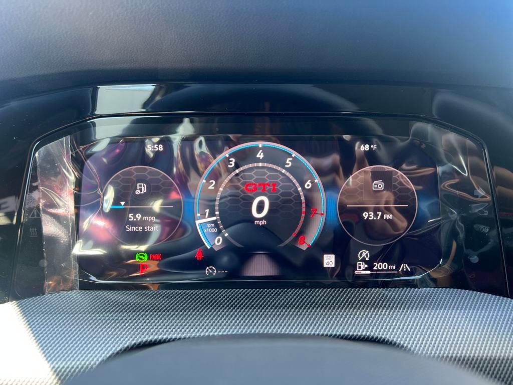 new 2025 Volkswagen Golf GTI car, priced at $33,156