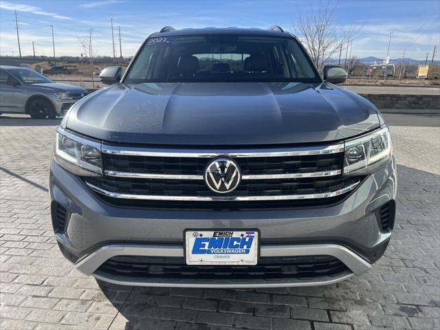 used 2021 Volkswagen Atlas car, priced at $28,647