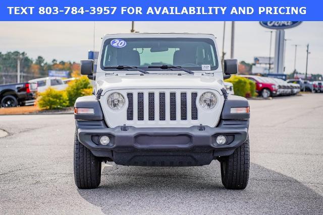 used 2020 Jeep Wrangler Unlimited car, priced at $26,606