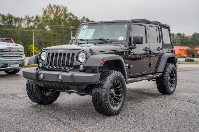 used 2016 Jeep Wrangler Unlimited car, priced at $19,567