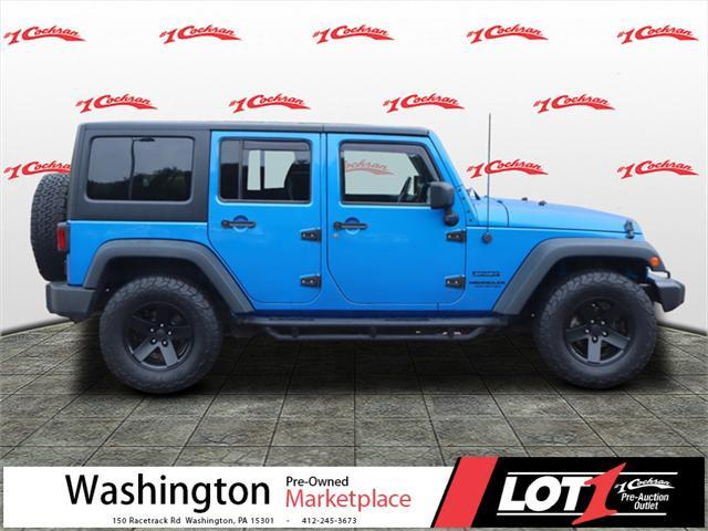 used 2015 Jeep Wrangler Unlimited car, priced at $14,988