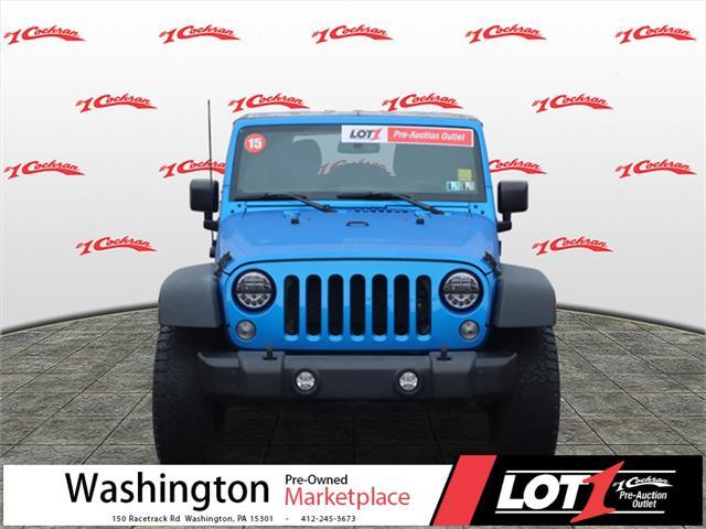 used 2015 Jeep Wrangler Unlimited car, priced at $14,988