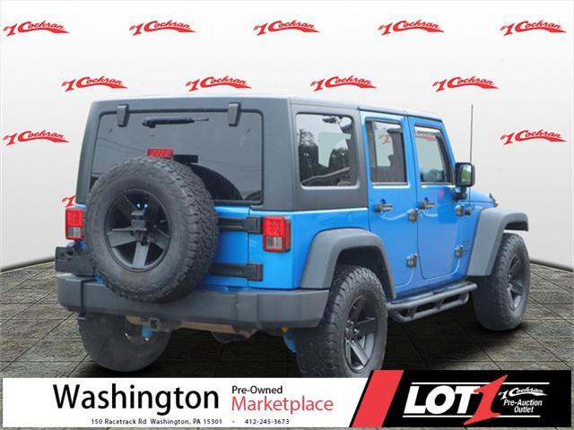 used 2015 Jeep Wrangler Unlimited car, priced at $14,988