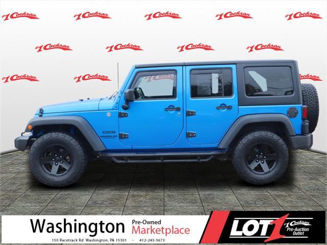 used 2015 Jeep Wrangler Unlimited car, priced at $14,988