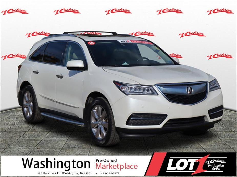 used 2016 Acura MDX car, priced at $19,500
