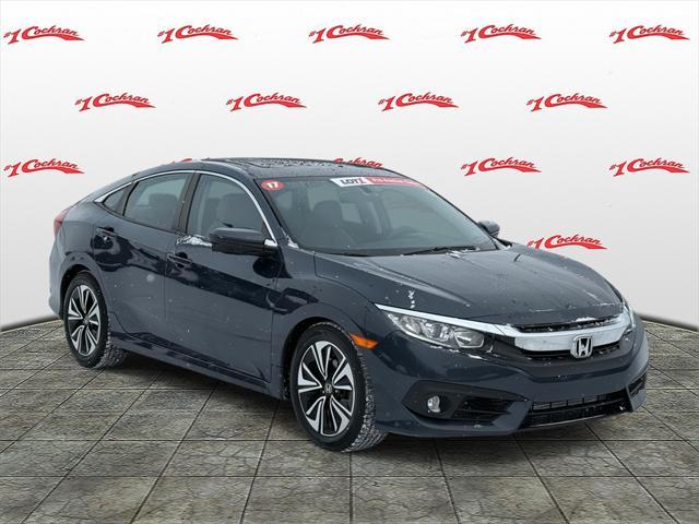 used 2017 Honda Civic car, priced at $14,557