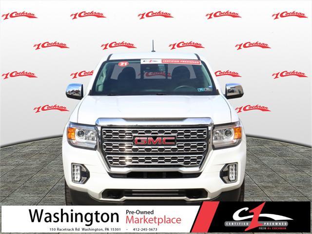 used 2021 GMC Canyon car, priced at $26,991