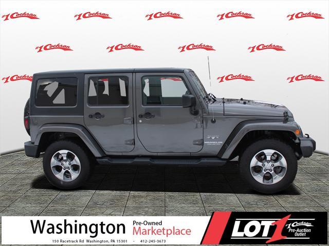 used 2017 Jeep Wrangler Unlimited car, priced at $23,597