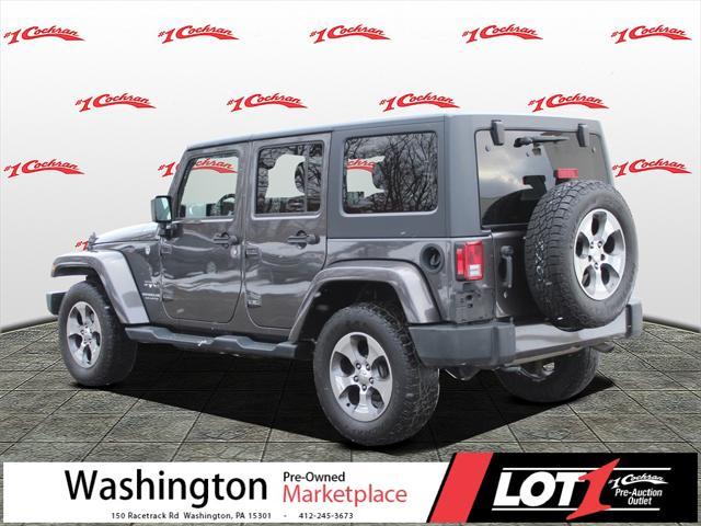 used 2017 Jeep Wrangler Unlimited car, priced at $23,597