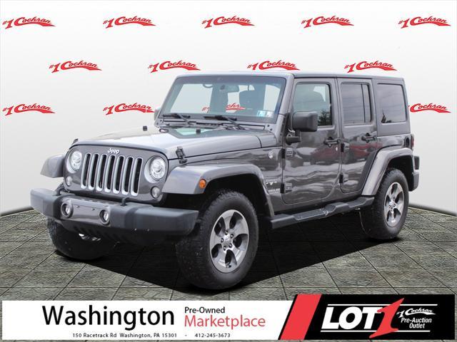 used 2017 Jeep Wrangler Unlimited car, priced at $23,597