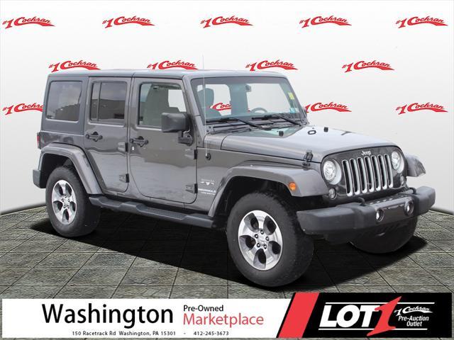 used 2017 Jeep Wrangler Unlimited car, priced at $23,597