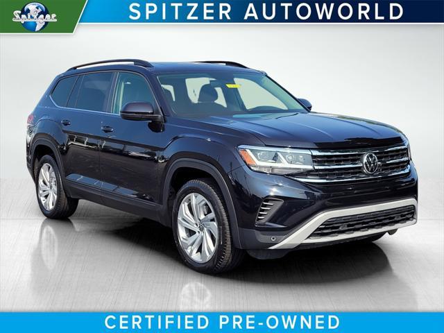 used 2021 Volkswagen Atlas car, priced at $29,653