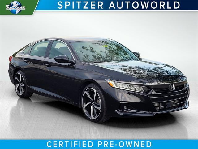 used 2021 Honda Accord car, priced at $25,565