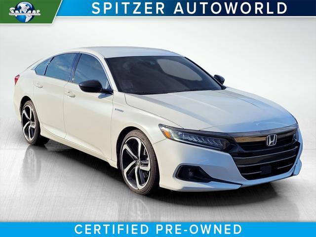 used 2022 Honda Accord Hybrid car, priced at $27,499