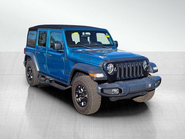 used 2020 Jeep Wrangler Unlimited car, priced at $22,869