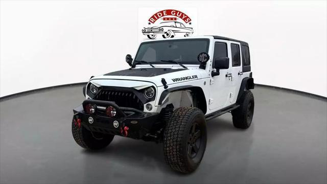 used 2017 Jeep Wrangler Unlimited car, priced at $21,495