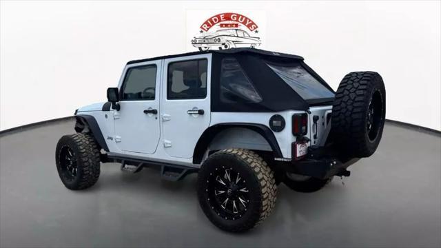 used 2016 Jeep Wrangler Unlimited car, priced at $17,230