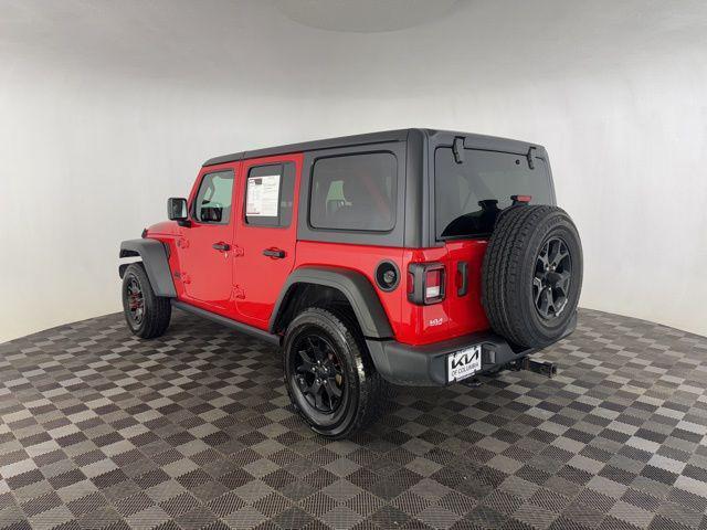 used 2021 Jeep Wrangler car, priced at $25,699