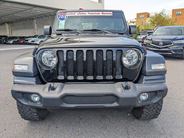 used 2018 Jeep Wrangler Unlimited car, priced at $25,694