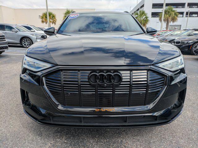 used 2021 Audi e-tron car, priced at $23,994