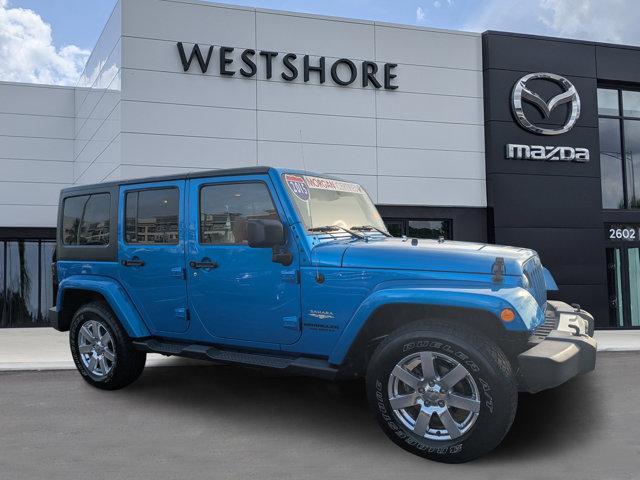used 2015 Jeep Wrangler Unlimited car, priced at $16,994