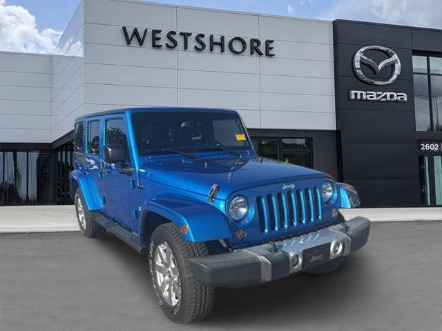 used 2015 Jeep Wrangler Unlimited car, priced at $17,694