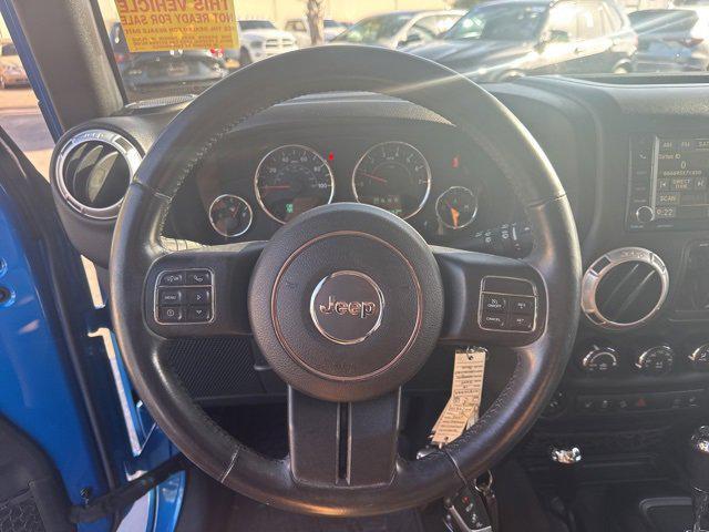 used 2015 Jeep Wrangler Unlimited car, priced at $17,694
