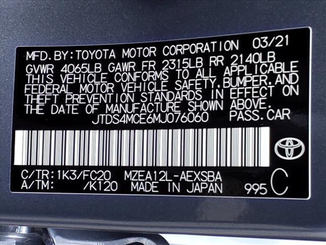 used 2021 Toyota Corolla car, priced at $24,993