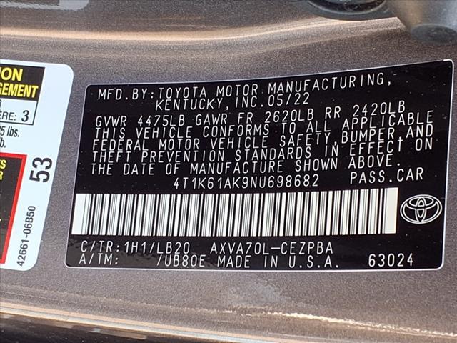 used 2022 Toyota Camry car, priced at $32,150