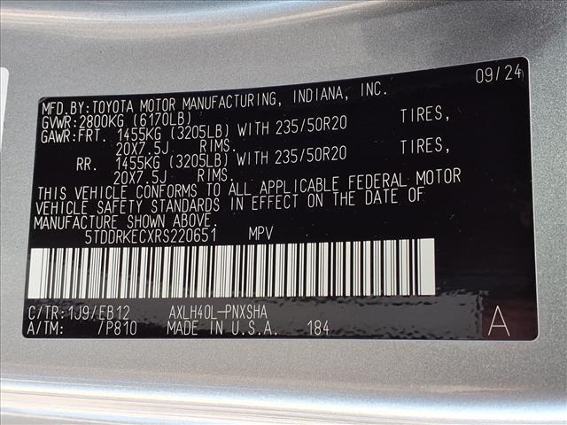 used 2024 Toyota Sienna car, priced at $46,450